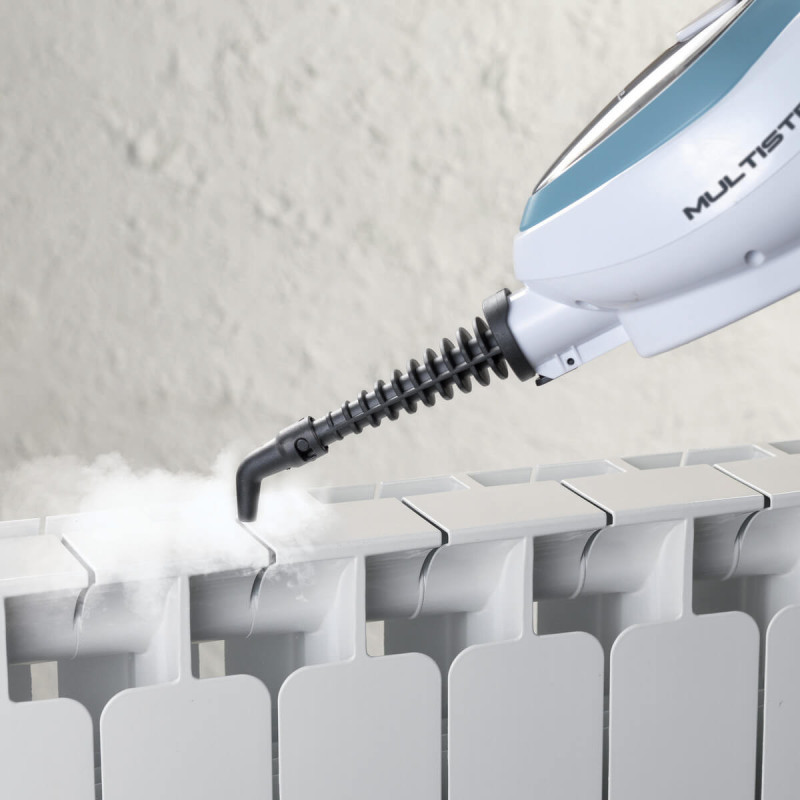 Scopa lavapavimenti a vapore 1500W kit accessori igienizzante