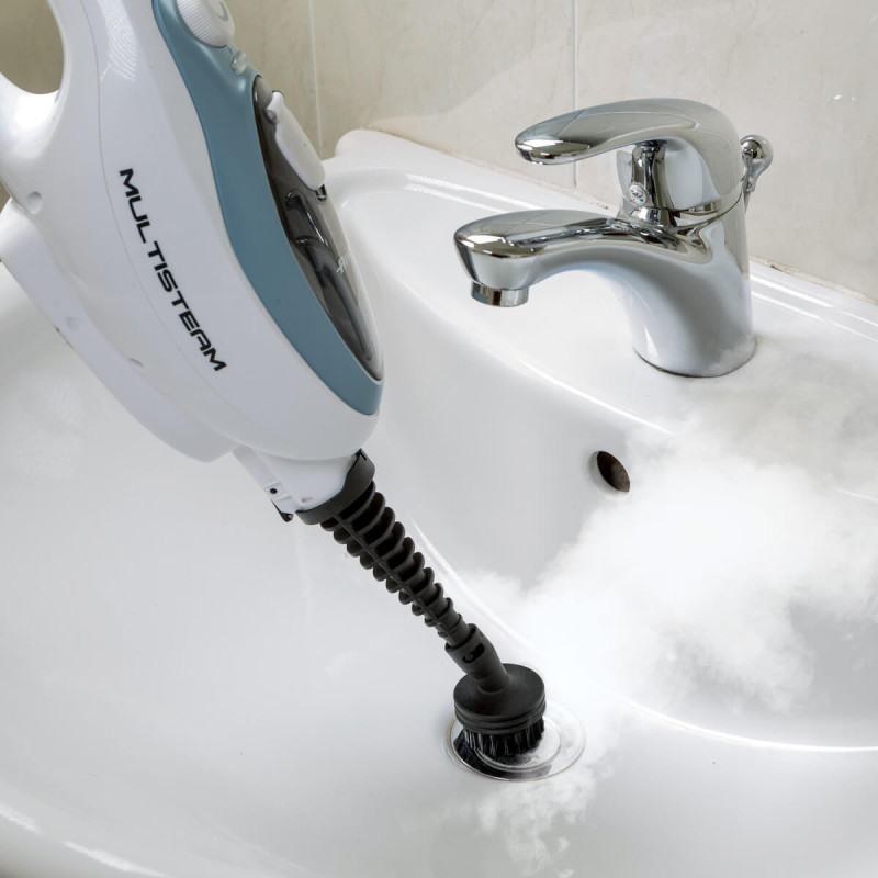 Scopa lavapavimenti a vapore 1500W kit accessori igienizzante
