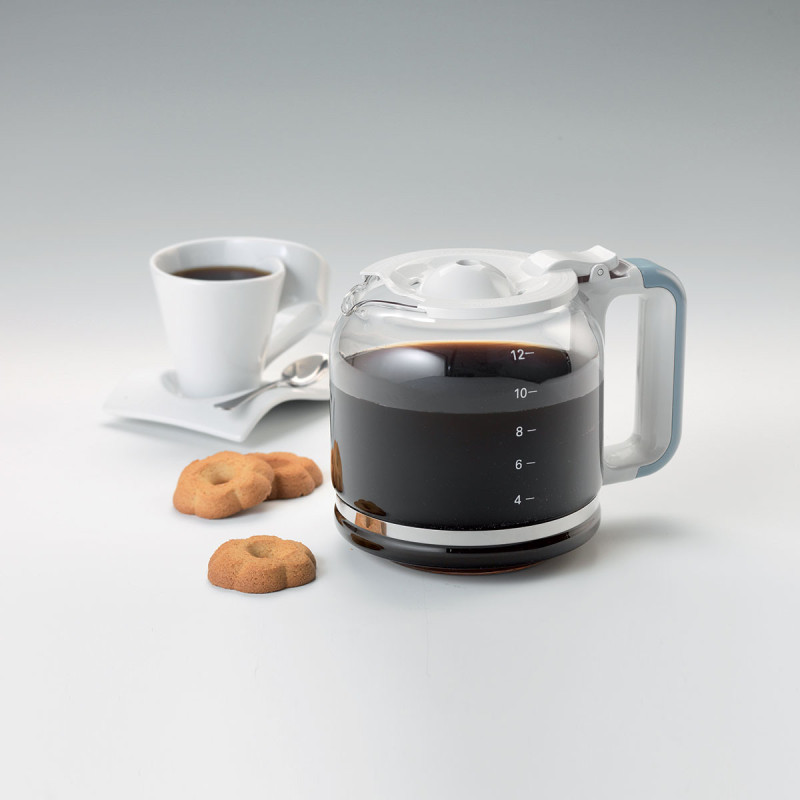 Macchina caffè americano 12 tazze 2000W verde caraffa vetro