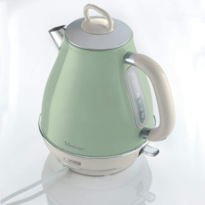 Zoom Bollitore Elettrico 1,7L - Design Vintage, Autospegnimento, Acciaio Inox - Verde