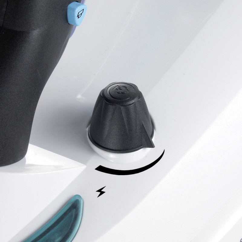 Pulitore a vapore traino pronto in 4 min elimina 99,9% batteri