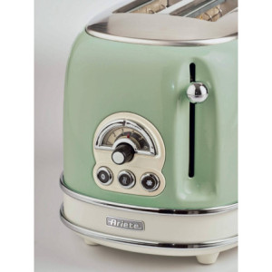 Zoom Tostapane Vintage 2 Fette con pinze - 6 Livelli di Tostatura - 810W - Verde