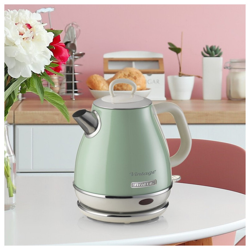 Bollitore vintage 1L autospegnimento acciaio inox 1600W verde