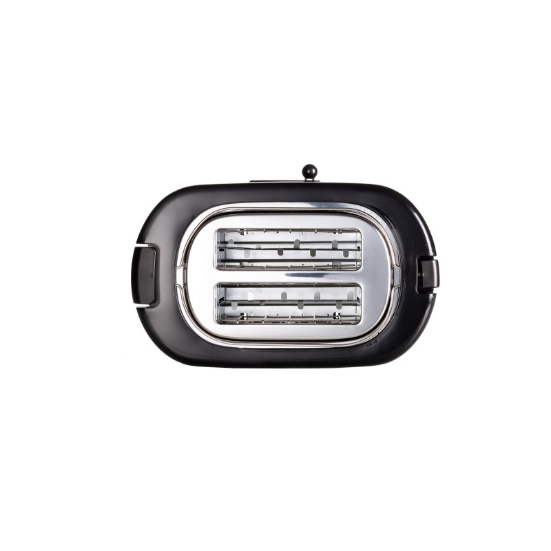Tostapane 2 fette 9 livelli doratura 700W nero pinze incluse