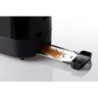 Tostapane 2 fette 9 livelli doratura 700W nero pinze incluse