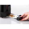 Tostapane 2 fette 9 livelli doratura 700W nero pinze incluse