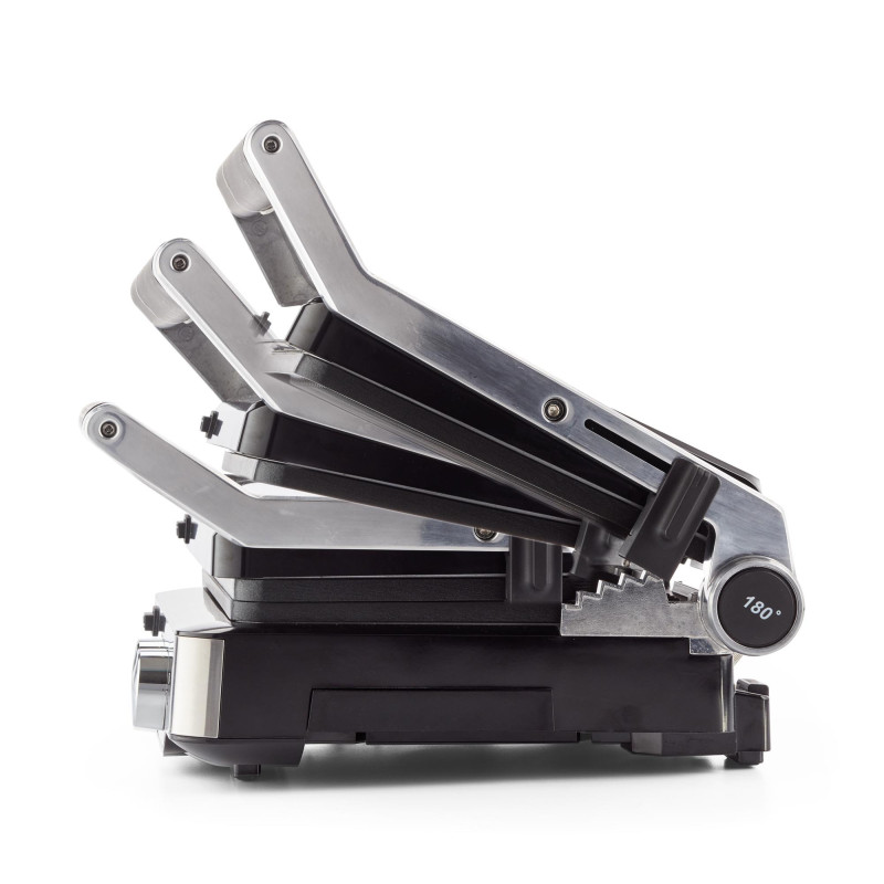 Griglia elettrica piastre antiaderenti 5 temperature 2000W inox