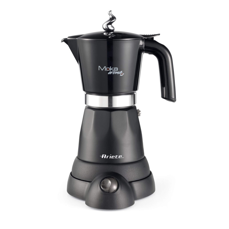 Moka Elettrica con Autospegnimento 4/6 Tazze 480W Nero