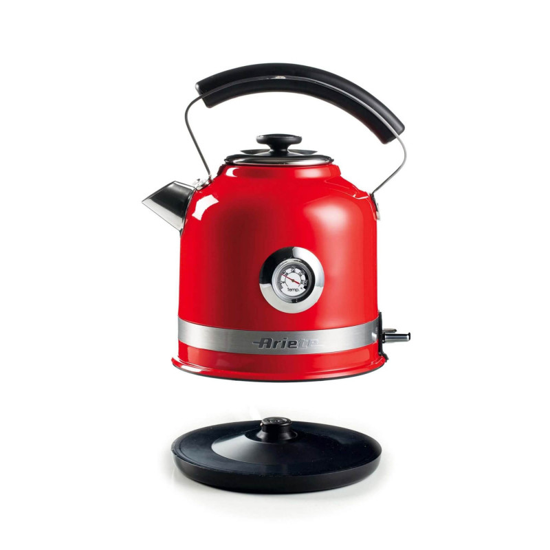 Bollitore Elettrico 1,7L Rosso 2000W con Autospegnimento