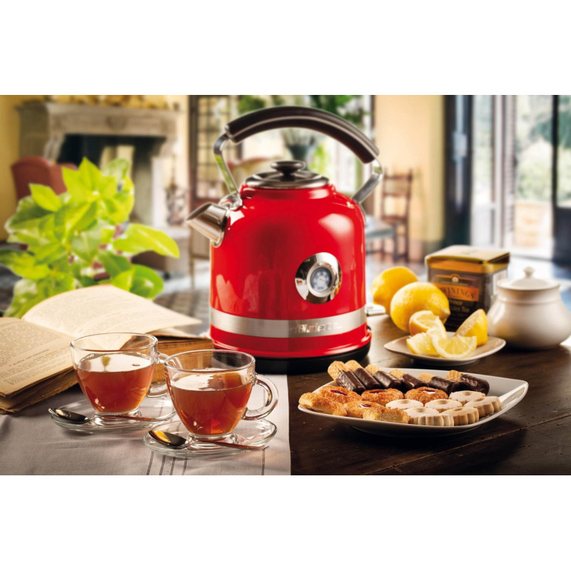Bollitore Elettrico 1,7L Rosso 2000W con Autospegnimento