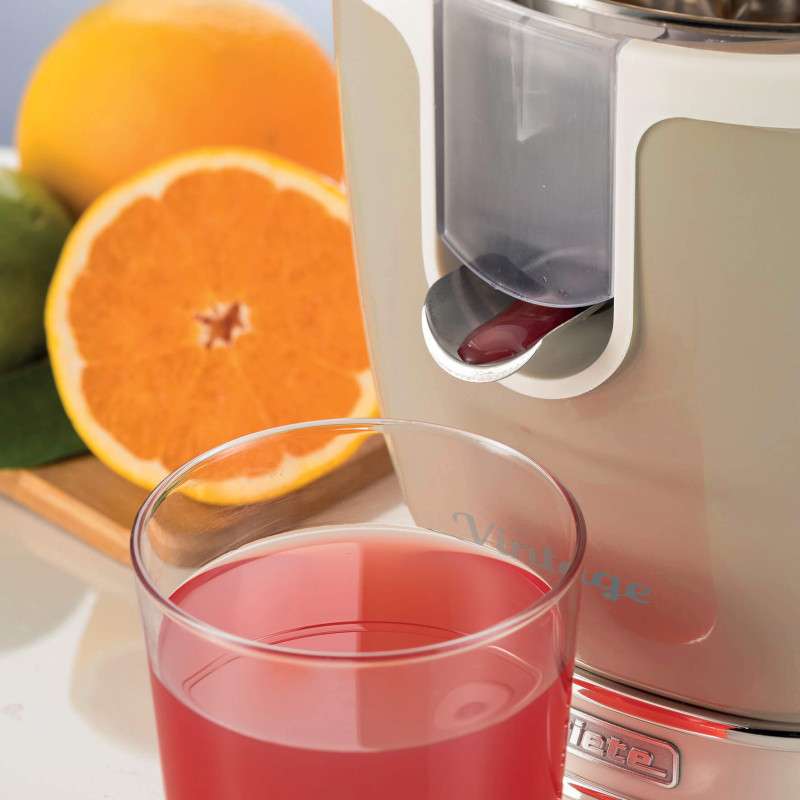 Spremiagrumi Elettrico con Leva 85W Design Vintage Beige