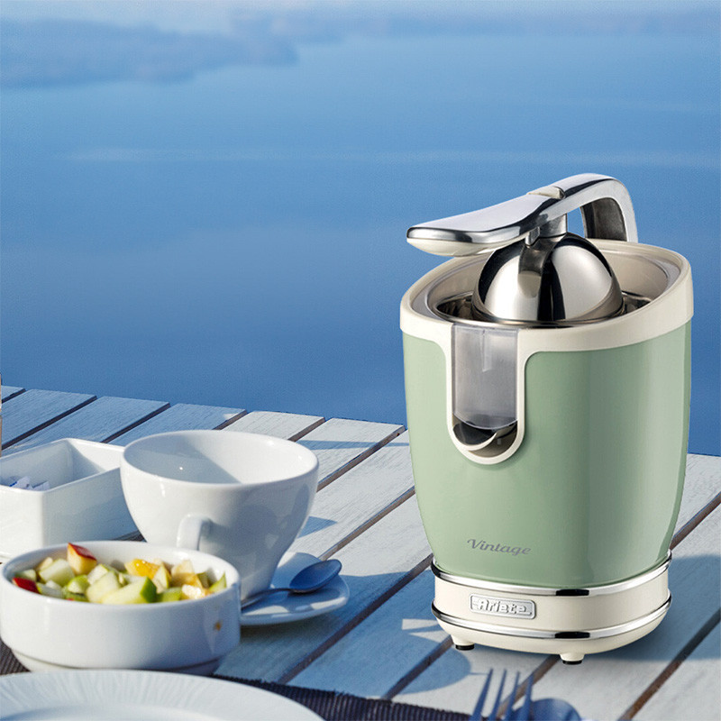 Spremiagrumi Elettrico con Leva 85W Design Vintage Verde