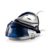 Ferro da stiro a vapore 2400W piastra ceramica blu