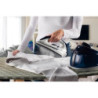 Ferro da stiro a vapore 2400W piastra ceramica blu
