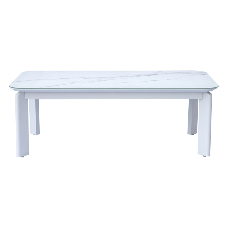 Salotto Cannes Alluminio Bianco E Imbottiture Moia