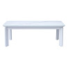 Salotto Cannes Alluminio Bianco E Imbottiture Moia