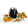 Friggitrice ad Aria XXL 7L 1800W 2,5kg Patatine Fritte Nera
