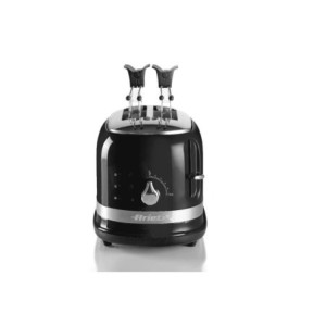 Zoom Tostapane Moderna con Pinze - 6 Gradi di Doratura - Scongelamento - Nero