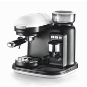 Macchina Caffè Espresso con Macinacaffè 1080W 800cc Bianco