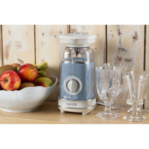 Zoom Frullatore 1,5L - 500 Watt - 2 Velocità + Pulse - Celeste