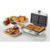 Waffle Maker Party Time 700W Piastre Antiaderenti Rosso