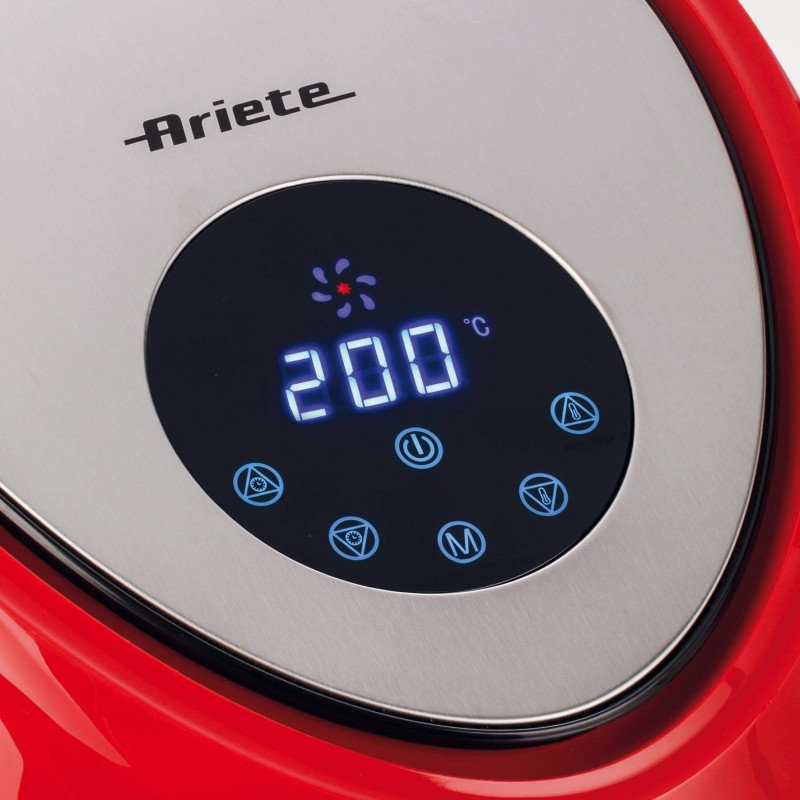 Friggitrice ad Aria XXL 7L 1800W Cottura Senza Olio Rossa