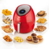 Friggitrice ad Aria XXL 7L 1800W Cottura Senza Olio Rossa