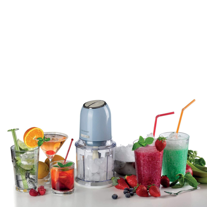 Tritatutto Vintage 2 Velocità 4 Lame Acciaio 400W Beige