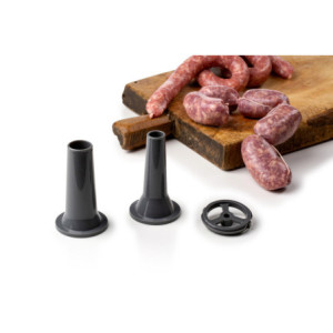 Zoom Accessori per Impastatrice Moderna - Kit Completo Tritacarne, Insaccati e Trafila Pasta - Grigio