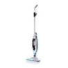 Scopa a vapore pieghevole 10 in 1 1500W kit accessori bianco azzurro