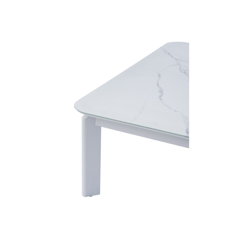 Salotto Cannes Alluminio Bianco E Imbottiture Moia