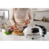 Forno Pizza 4 Minuti Piastra Pietra Refrattaria 1200W Nero