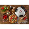 Forno Pizza 4 Minuti Piastra Pietra Refrattaria 1200W Nero