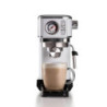 Macchina da caffè con manometro 1300W 1,1L 15 bar bianca cappuccino