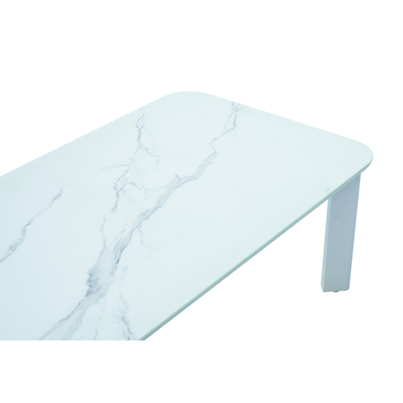 Salotto Cannes Alluminio Bianco E Imbottiture Moia