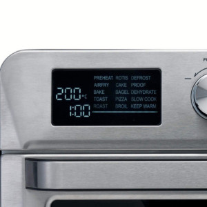 Zoom Forno + Friggitrice ad Aria 25L, 1700W, 15 funzioni di cottura, temperatura fino a 230° - Silver