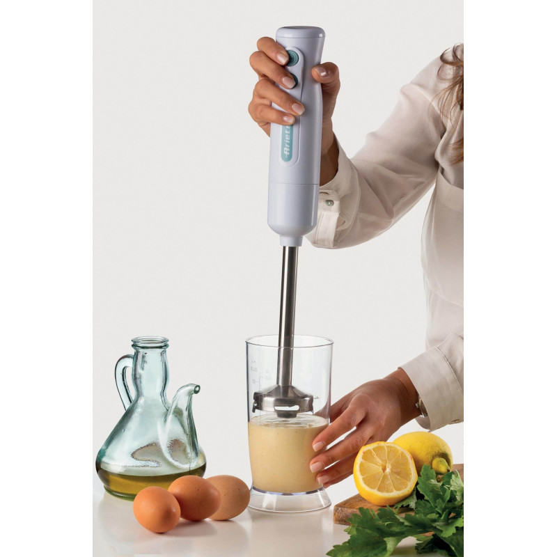 Pimer 3in1 700W 2 Velocità Lama Inox Bicchiere Bianco Celeste
