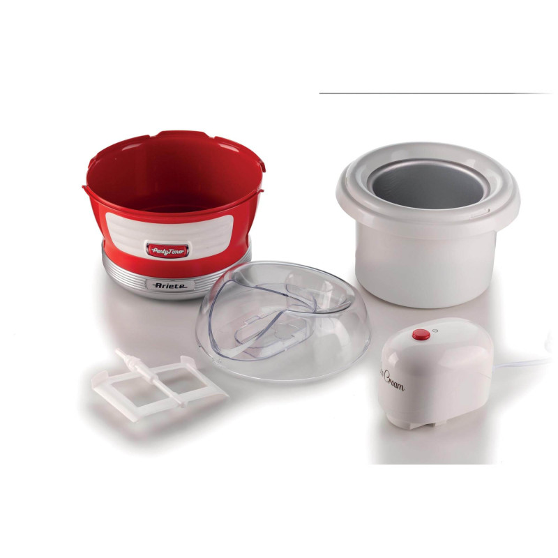Macchina per fare il gelato 1,5L 12W rossa – Ariete Party Time