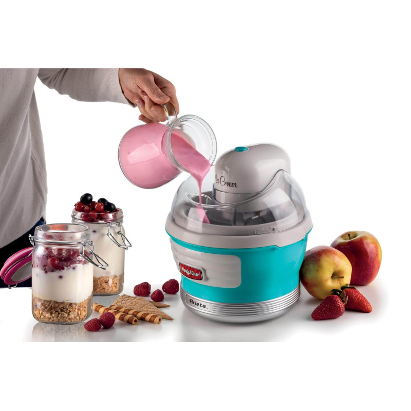 Macchina per Gelato 1.5L 12W Preparazione 30 Minuti Azzurro