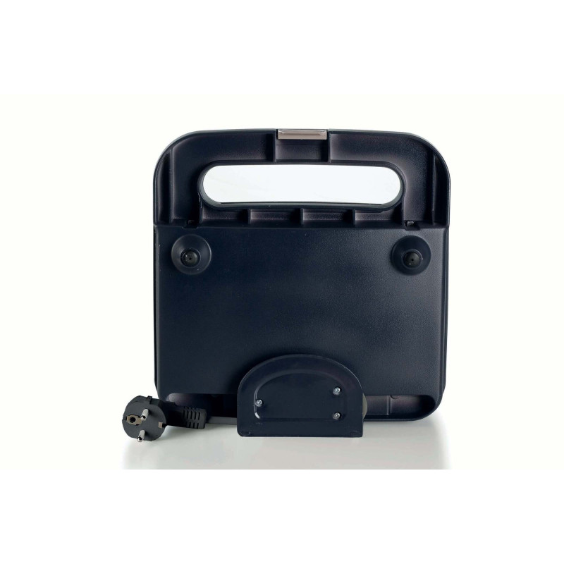Tostiera 750W Piastre Fisse Grill Antiaderente Grigio