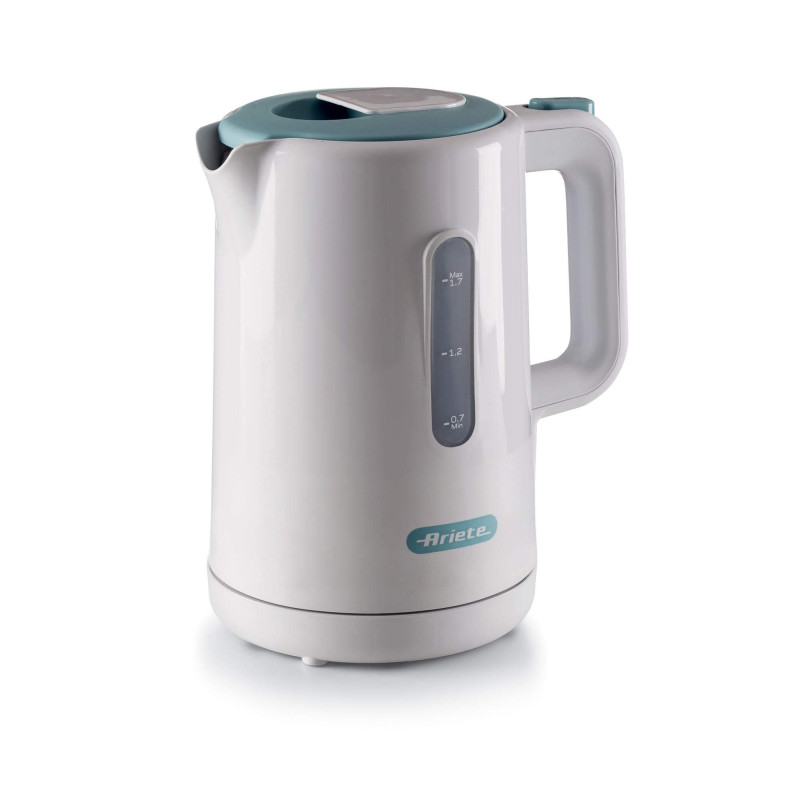 Bollitore 2200W 1.7L Base Cordless 360° Spegnimento Bianco Teal