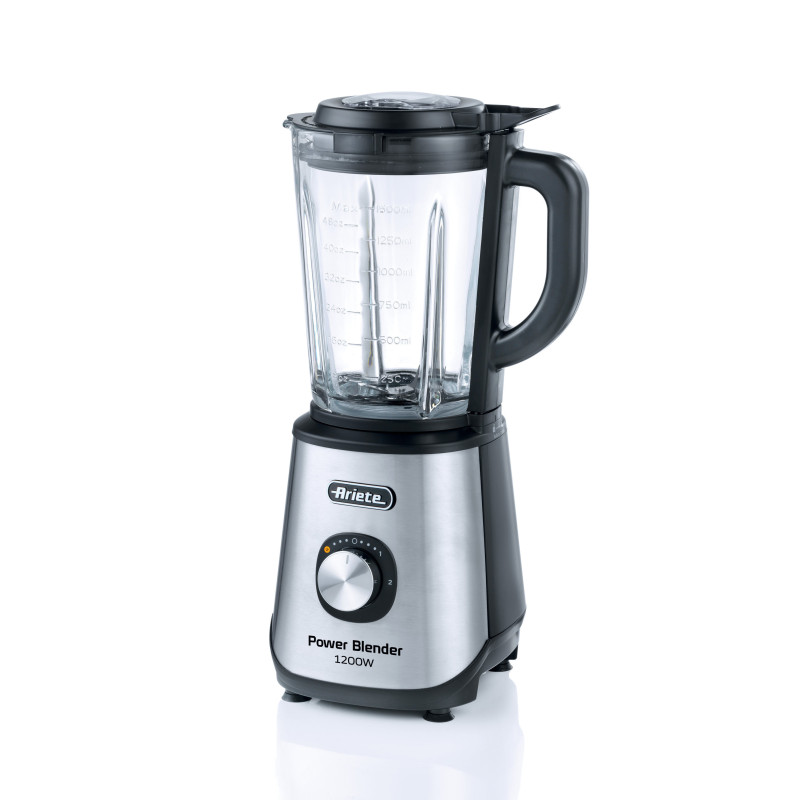 Frullatore Power Blender 1200W, 4 lame inox, 2 velocità, 1,5L - Metal