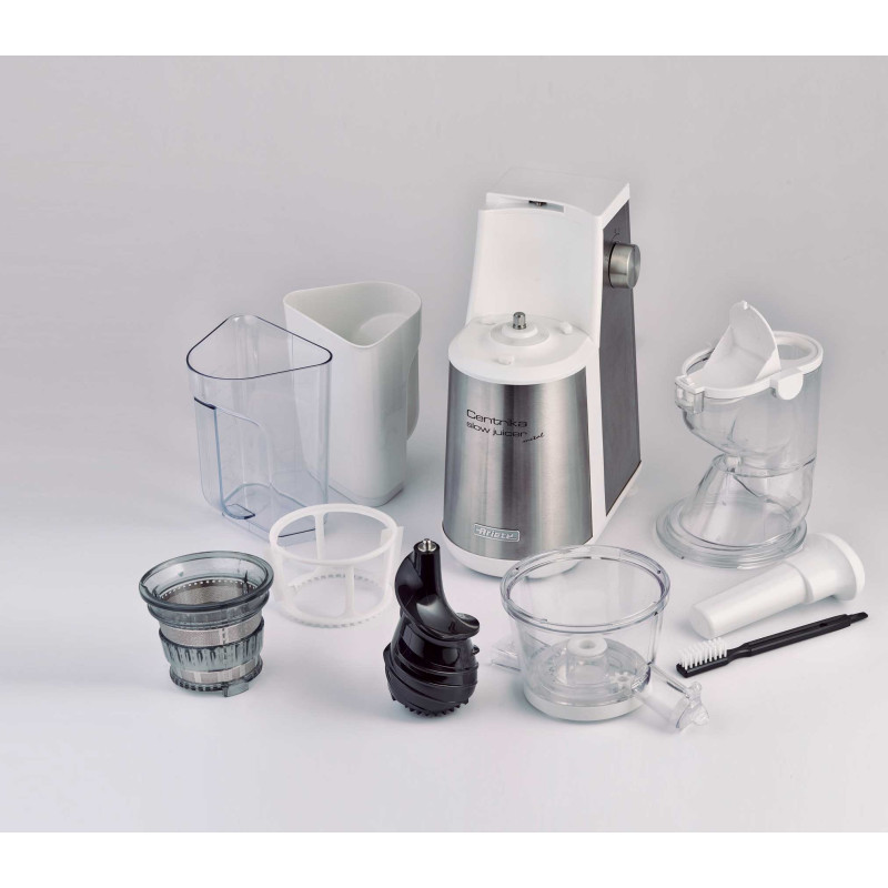 Estrattore di succo Centrika Slow Juicer 400W acciaio inox argento