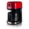 Macchina da caffè filtro moderna 15 tazze LCD rossa riscaldante