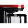 Macchina da caffè filtro moderna 15 tazze LCD rossa riscaldante