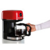 Macchina da caffè filtro moderna 15 tazze LCD rossa riscaldante