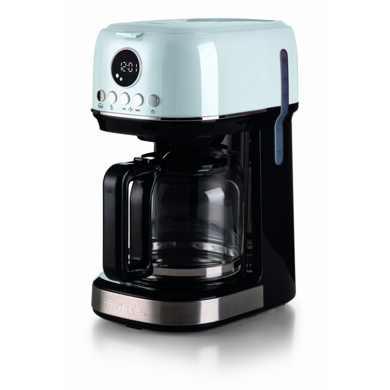 Macchina da caffè filtro moderna 15 tazze LCD bianca riscaldante