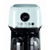 Macchina da caffè filtro moderna 15 tazze LCD bianca riscaldante