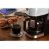Macchina da caffè filtro moderna 15 tazze LCD bianca riscaldante