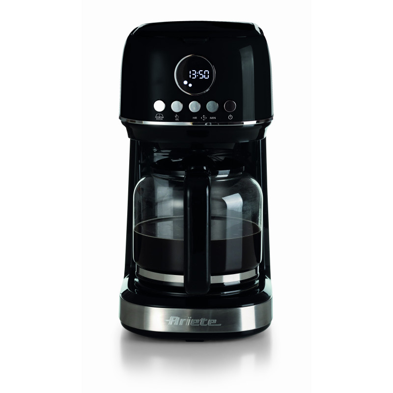 Macchina da caffè filtro moderna 15 tazze LCD nero riscaldante